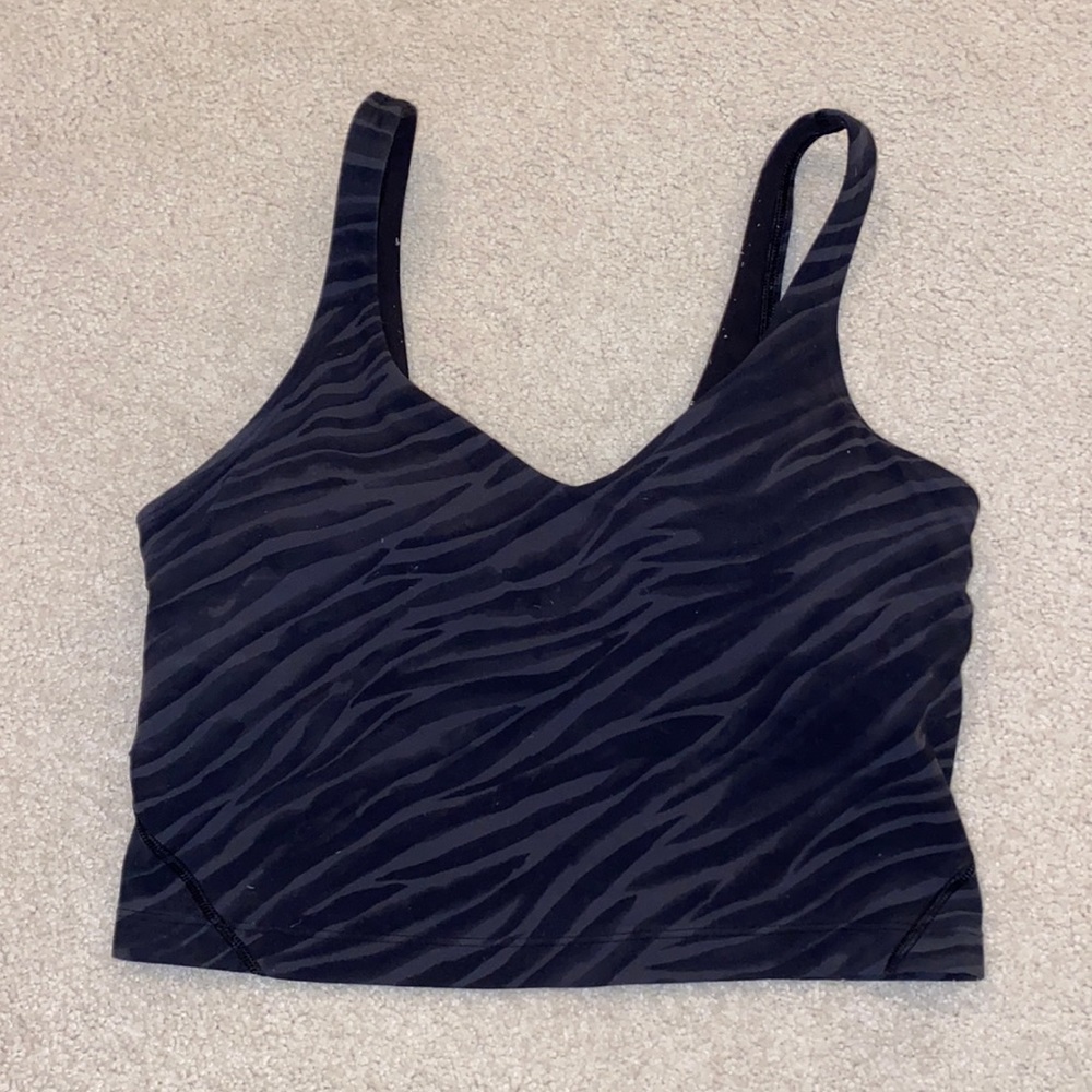 Lululemon align tank (zebra pattern)